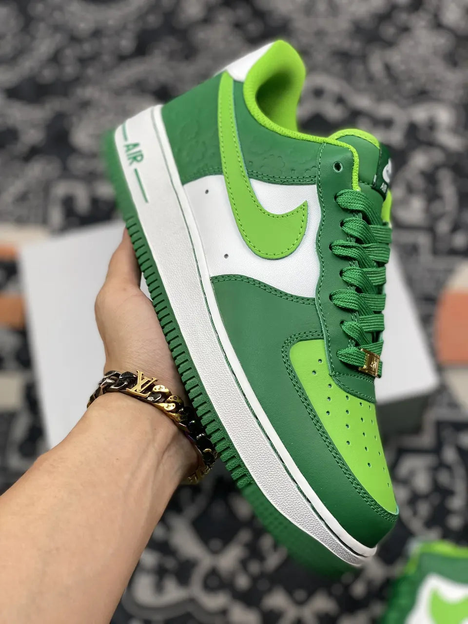 low Nike Air Force 1 Green