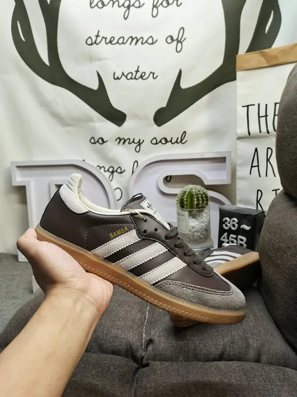 suede Adidas Samba Dark Brown - Hình 6