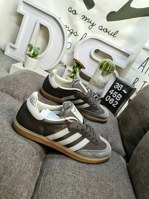 suede Adidas Samba Dark Brown - Hình 3