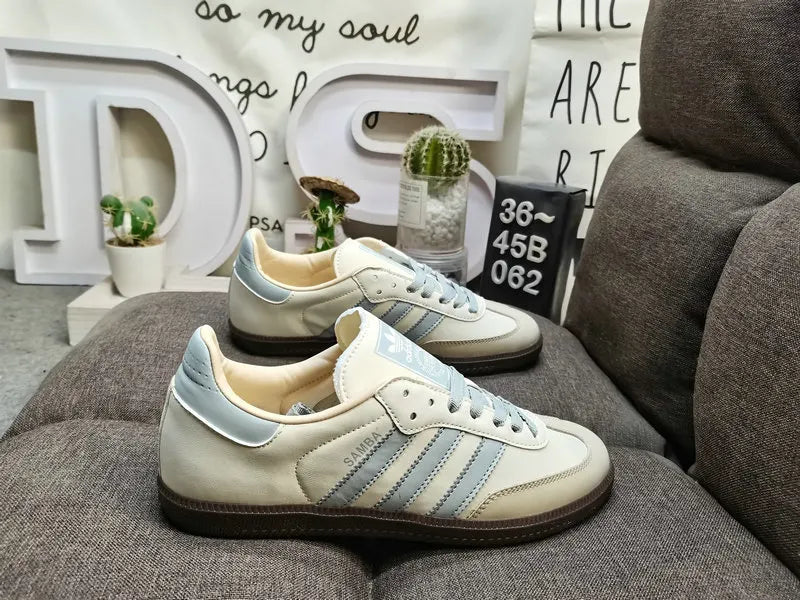 Adidas Samba Beige Blue