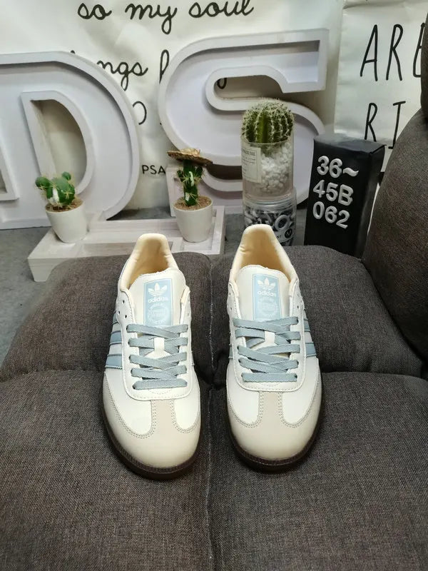 Adidas Samba Beige Blue - Hình 2