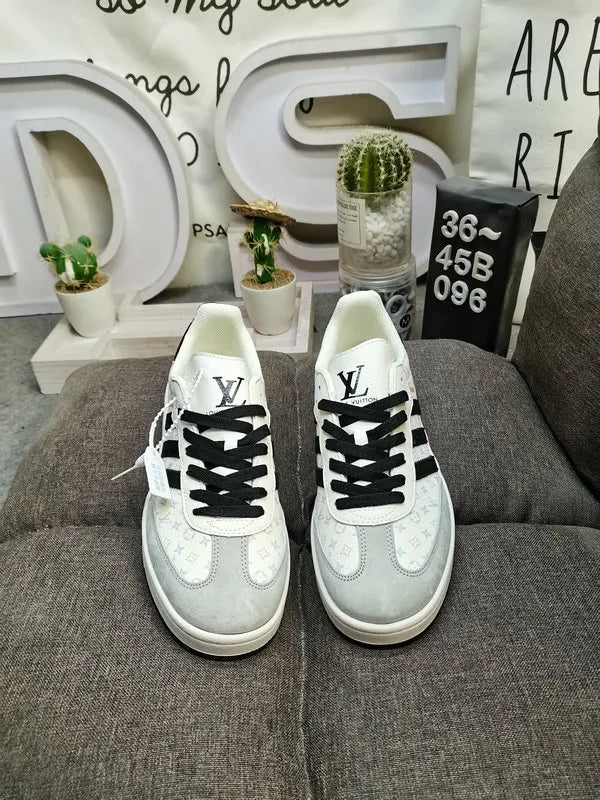 LV x Adidas Samba White - Hình 2