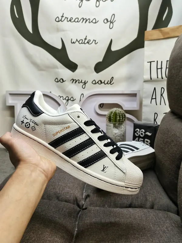 Adidas Superstar LV White Black - Hình 5