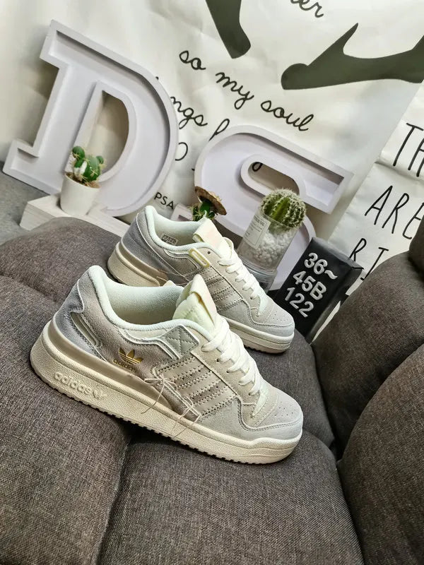 Adidas Forum 84 Low Beige Suede - Hình 3
