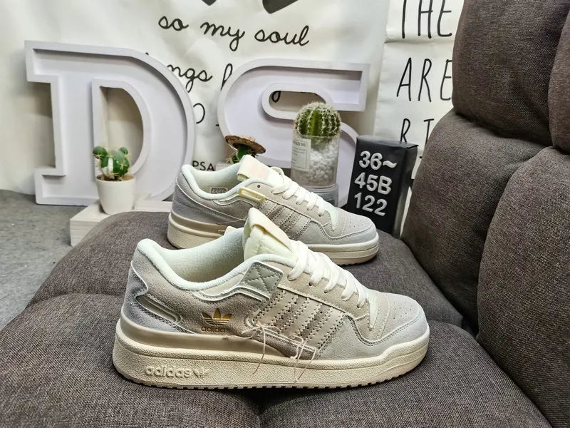 Adidas Forum 84 Low Beige Suede