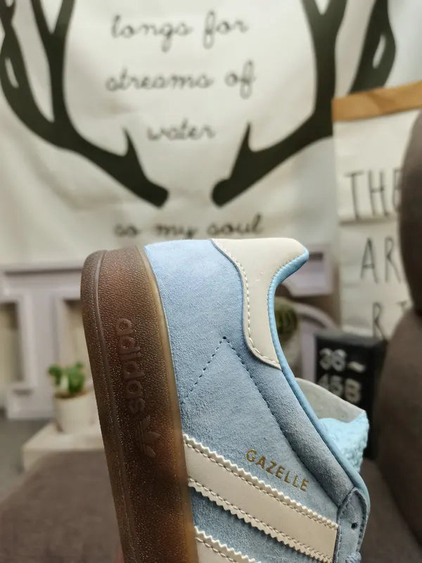 Adidas Gazelle Sky Blue classic - Hình 8
