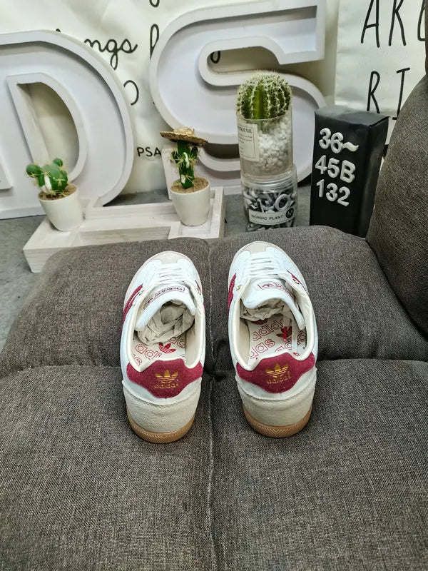 Adidas Japan White Burgundy - Hình 4