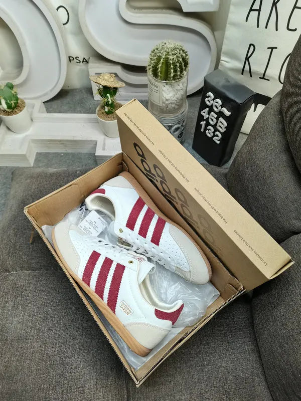 Adidas Japan White Burgundy - Hình 8