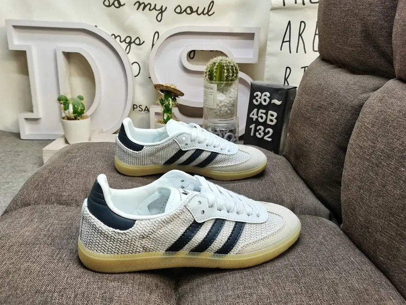 Adidas Samba Knit White Navy