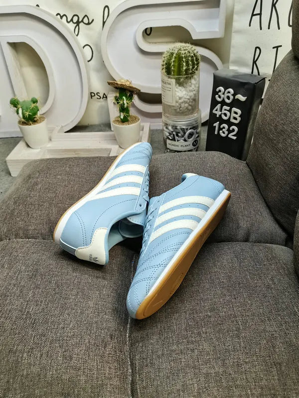 Adidas Blue Leather Trainer - Hình 5