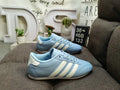 Adidas Blue Leather Trainer