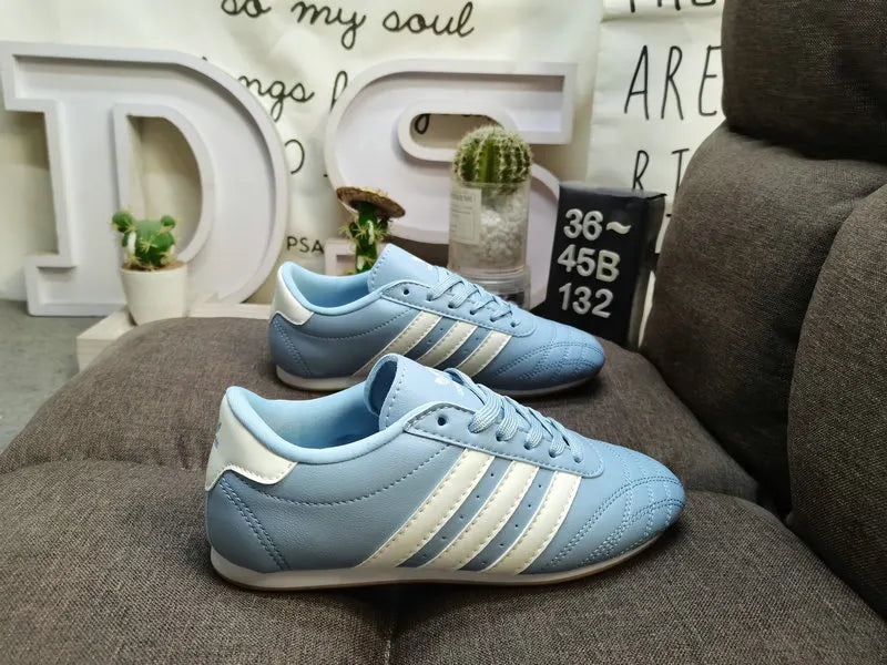 Adidas Blue Leather Trainer