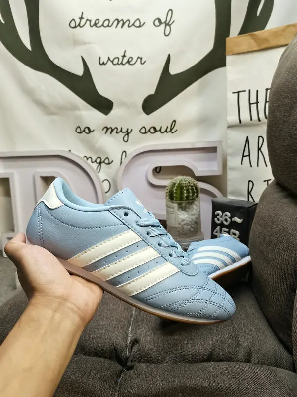 Adidas Blue Leather Trainer - Hình 6