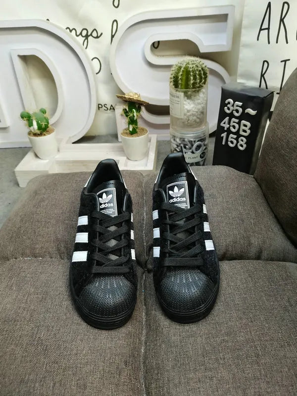 Adidas Superstar Black Fur - Hình 2