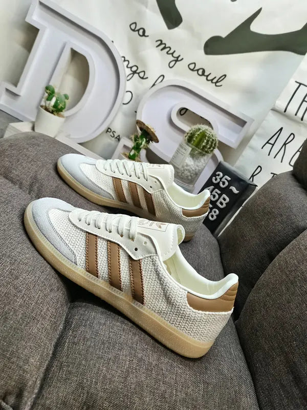 weave Adidas Samba Cream Brown - Hình 5