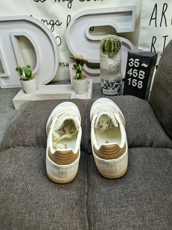 weave Adidas Samba Cream Brown - Hình 4