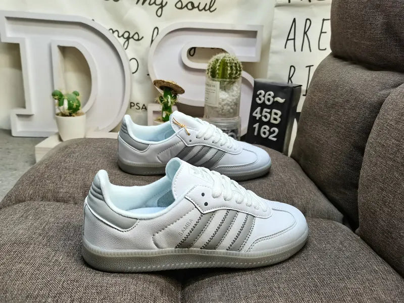 Adidas Samba White Silver