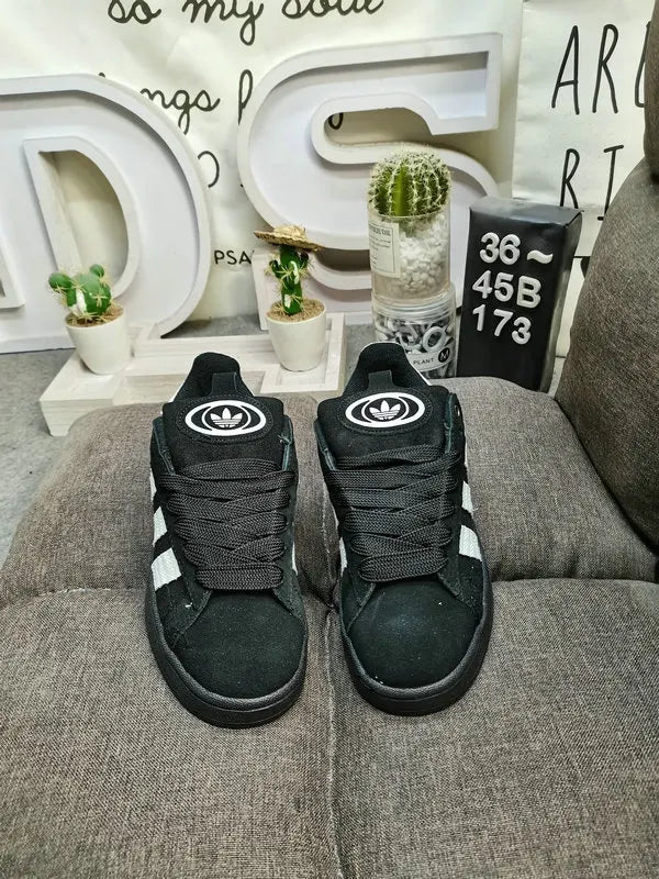 skateboarding Adidas Campus 00s Black White - Hình 2