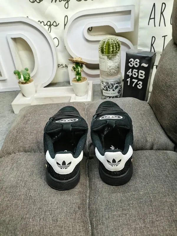 skateboarding Adidas Campus 00s Black White - Hình 4