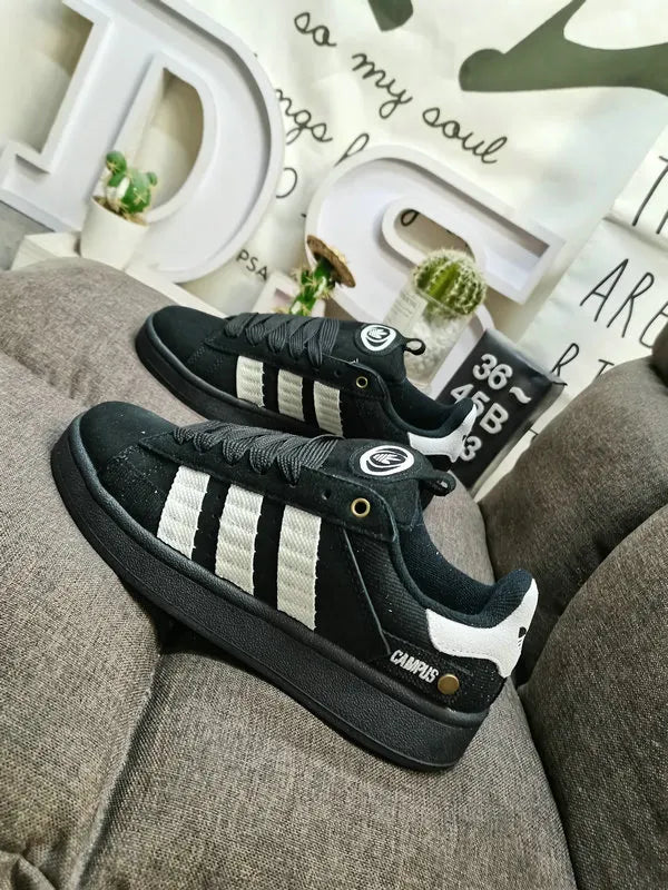 skateboarding Adidas Campus 00s Black White - Hình 5