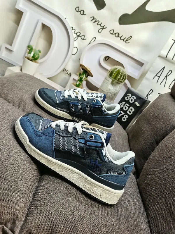 Adidas Forum Low Denim Patchwork - Hình 5