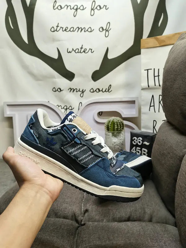 Adidas Forum Low Denim Patchwork - Hình 6