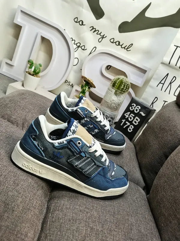 Adidas Forum Low Denim Patchwork - Hình 3