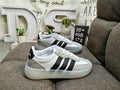 women Adidas Court Platform White Black