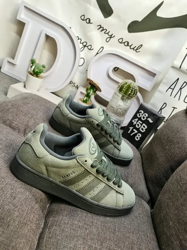suede Adidas Campus 00s Olive - Hình 3