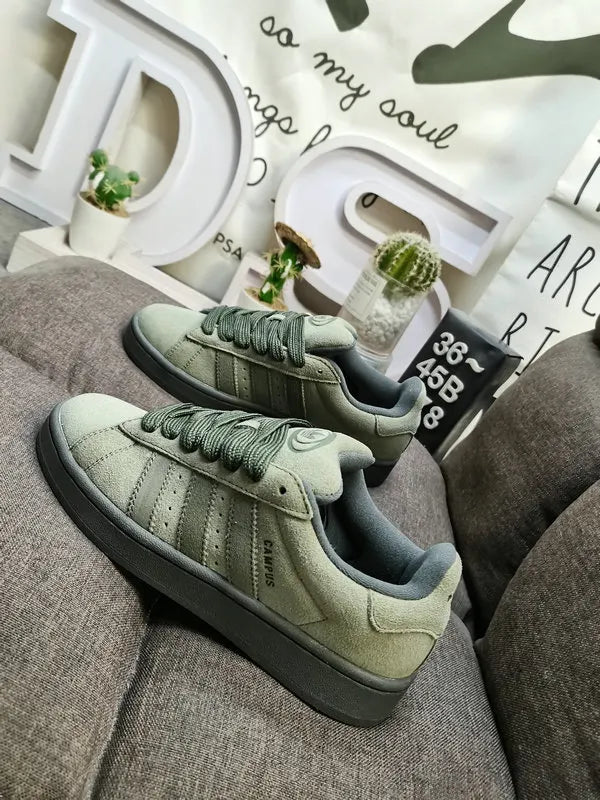suede Adidas Campus 00s Olive - Hình 5