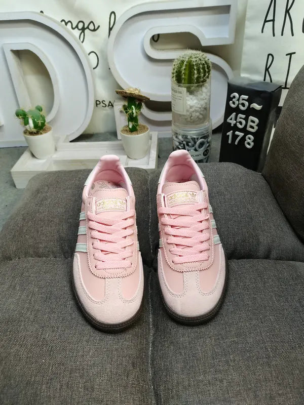 silver Adidas Spezial Pink Suede - Hình 2