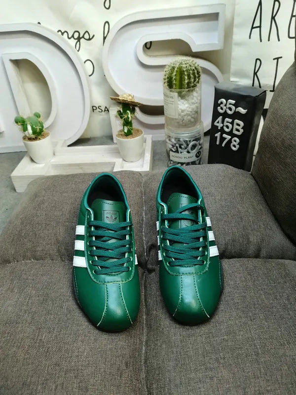 Adidas Jamaica Green Leather - Hình 2