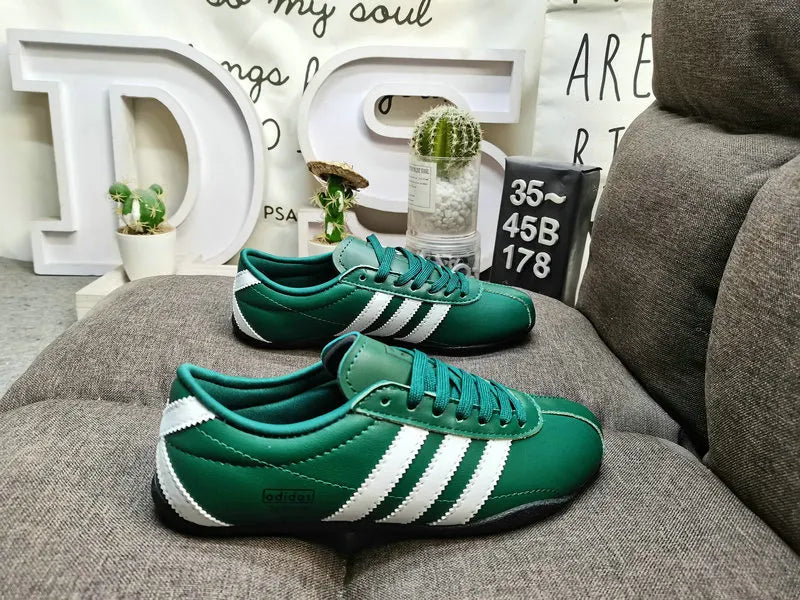 Adidas Jamaica Green Leather