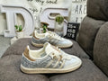 designer Adidas Samba Silver Floral Pearl