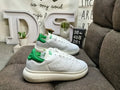 elevated Adidas Stan Smith Lux White Green