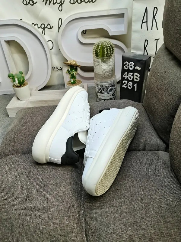 white leather Adidas Stan Smith Lux - Hình 6