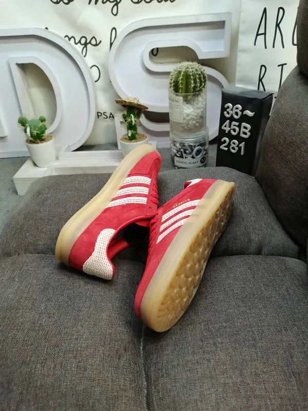 vintage Adidas Gazelle Crimson Suede - Hình 6