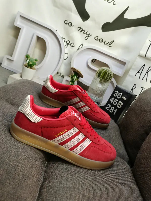 vintage Adidas Gazelle Crimson Suede - Hình 3