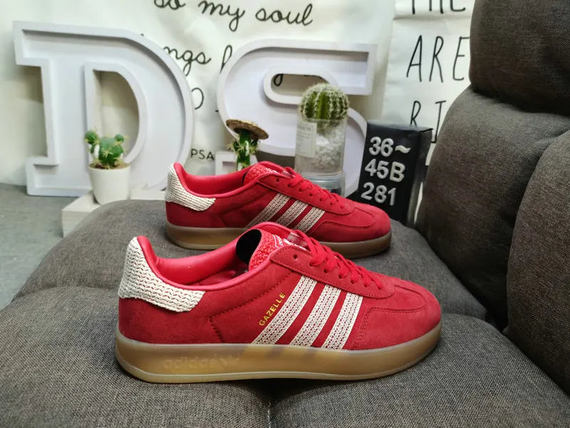 vintage Adidas Gazelle Crimson Suede