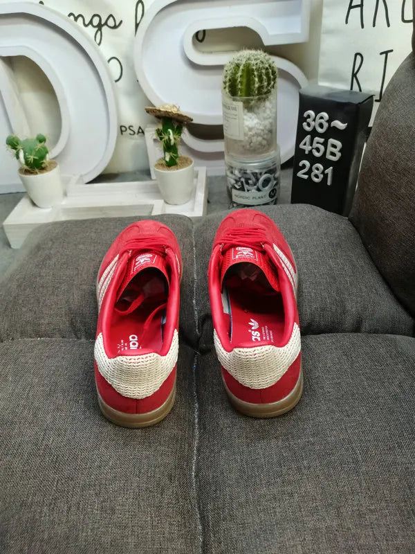 vintage Adidas Gazelle Crimson Suede - Hình 4