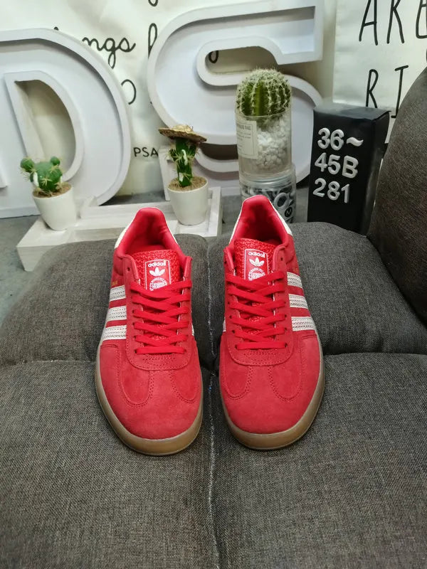 vintage Adidas Gazelle Crimson Suede - Hình 2