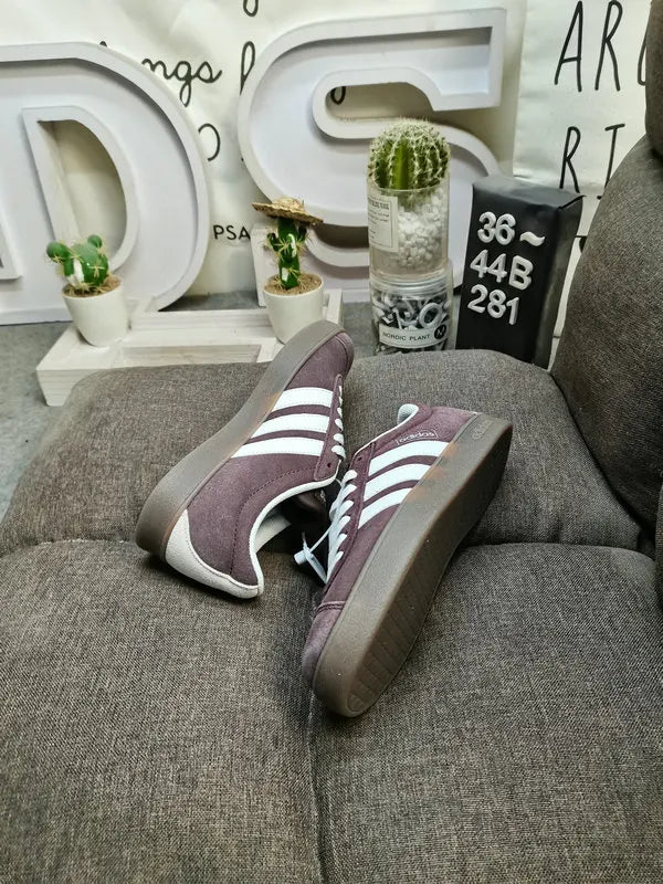 Adidas Club Maroon Suede - Hình 6