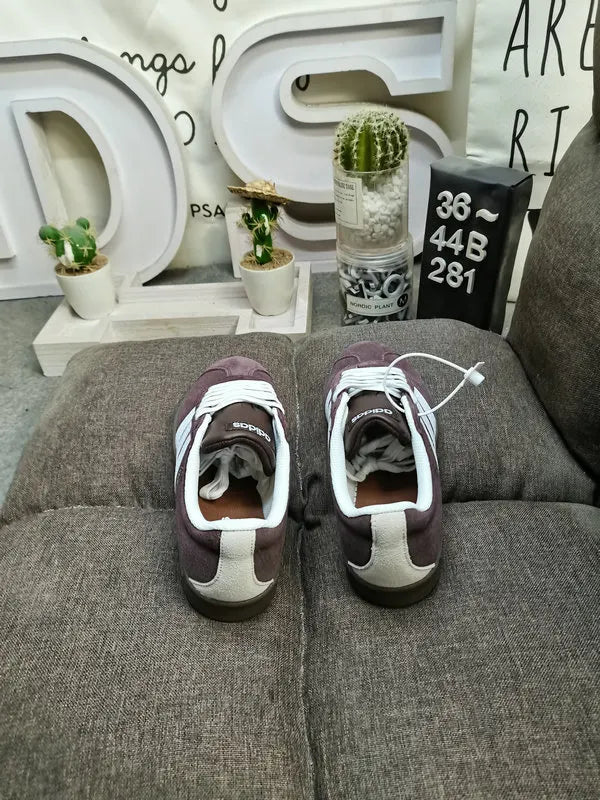 Adidas Club Maroon Suede - Hình 4