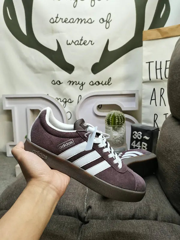 Adidas Club Maroon Suede - Hình 7