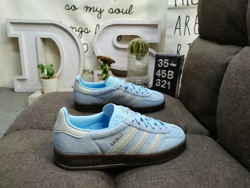 platform Adidas Gazelle Bold Sky Blue