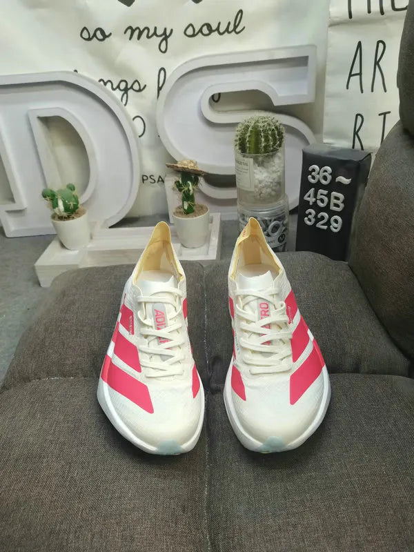 Adidas Cream Red Racing Shoes - Hình 2