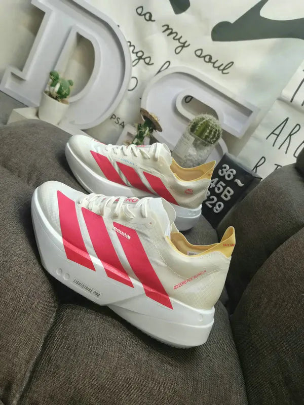 Adidas Cream Red Racing Shoes - Hình 5