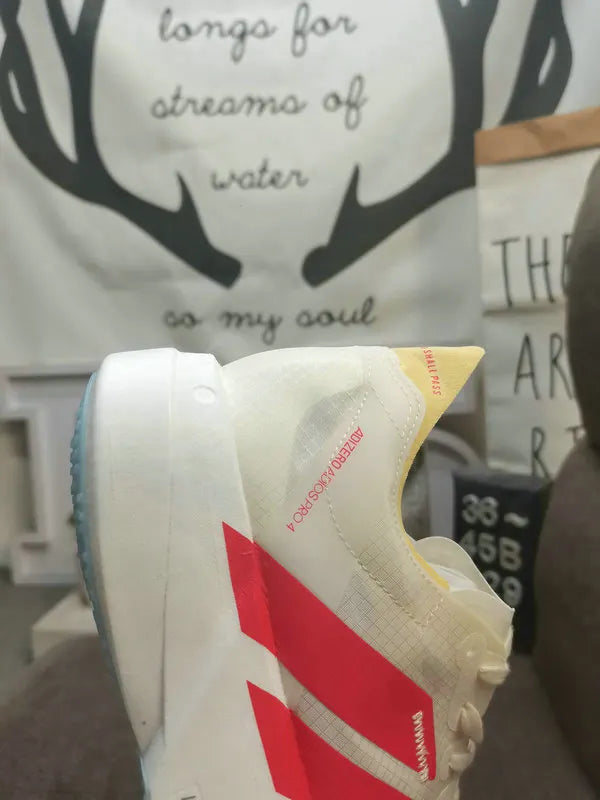 Adidas Cream Red Racing Shoes - Hình 8