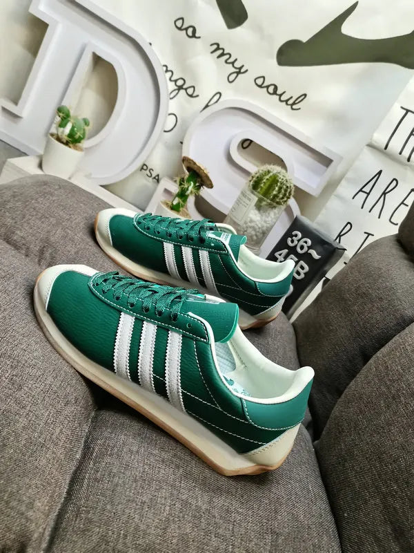 retro Adidas Country OG Green - Hình 5