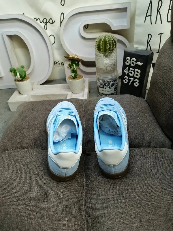 retro comfort Adidas Gazelle Sky Blue Suede - Hình 4